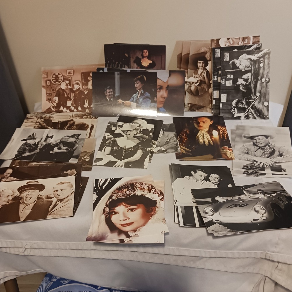 Vintage Hollywood Movie Star Postcards Marilyn Monroe James Dean Audrey Hepburn